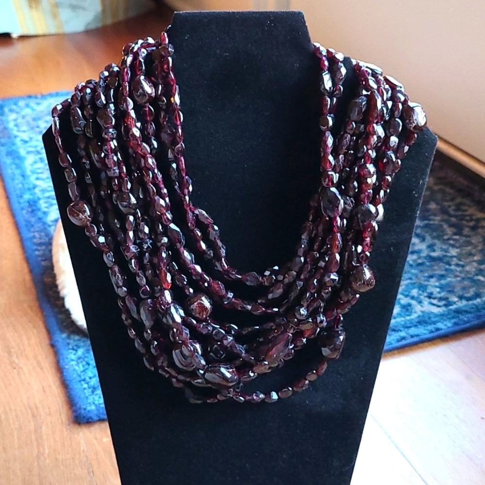 Ralph Lauren Garnet Necklace